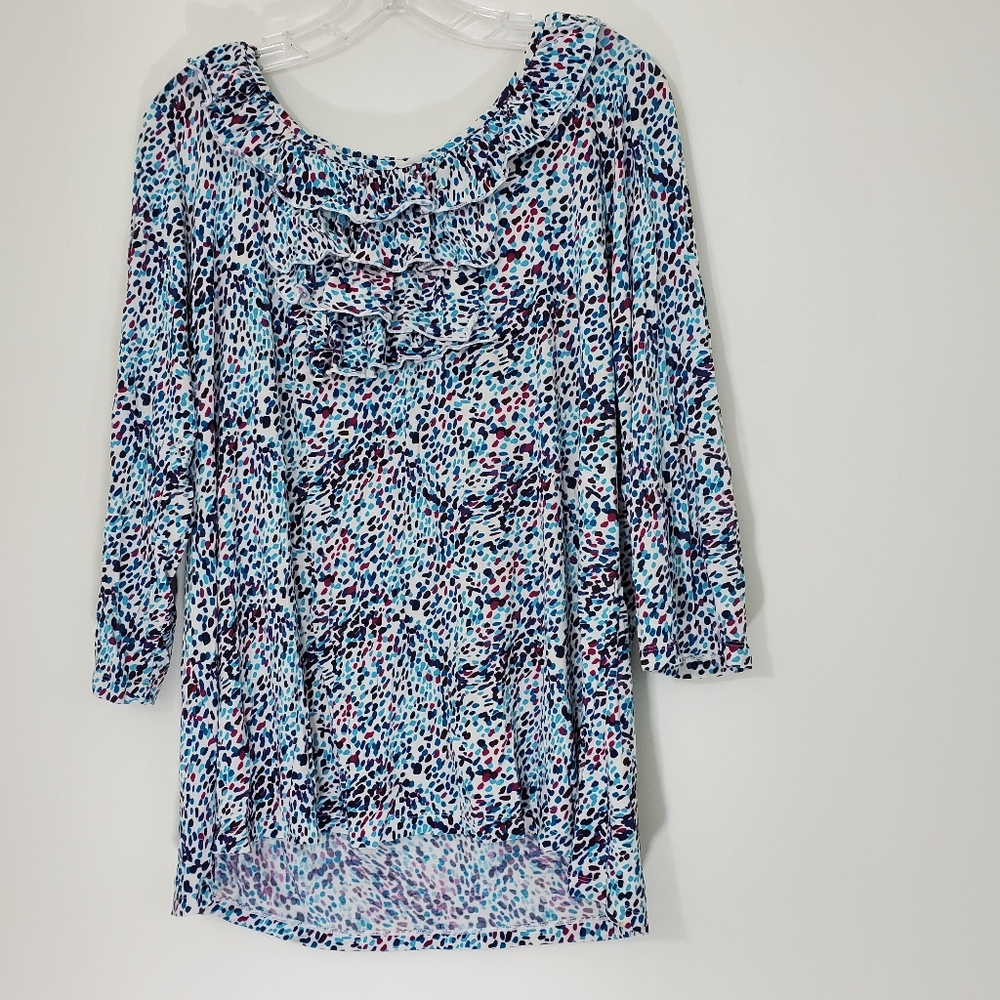 Fashion Bug Multicolored Blouse, Size 1X